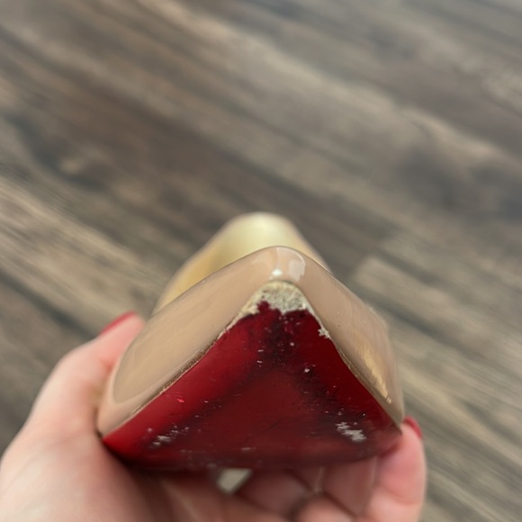 Christian Louboutin Paris Nude Décolleté 554 70 Patent Heel - Picture 9 of 10